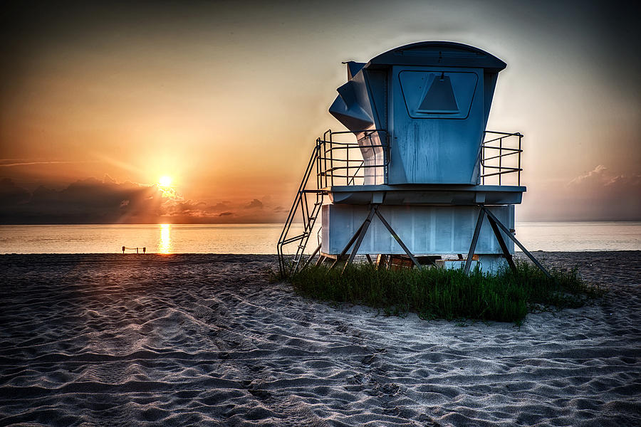 Sunrise at Vero Beach HDR 3 Photograph by Michael White