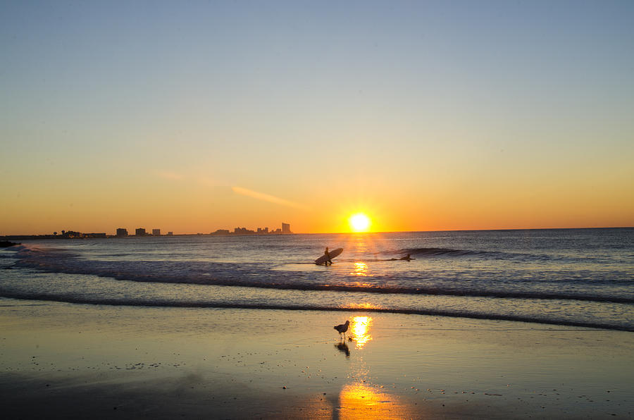 Fishing Pier at Sunrise in Ocean City New Jersey by Photographic Arts And  Design Studio