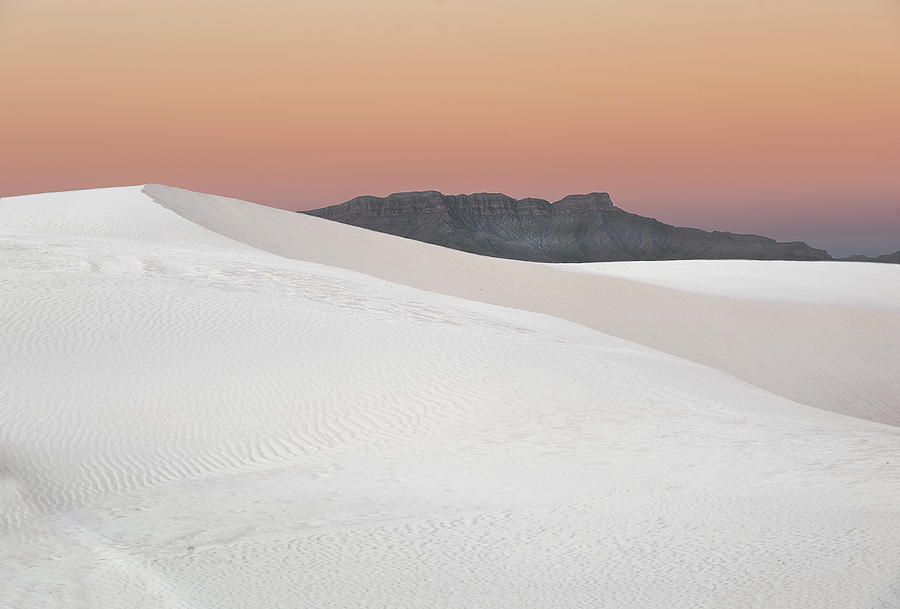 Sunrise at White Sands Photograph by Gordon Ripley