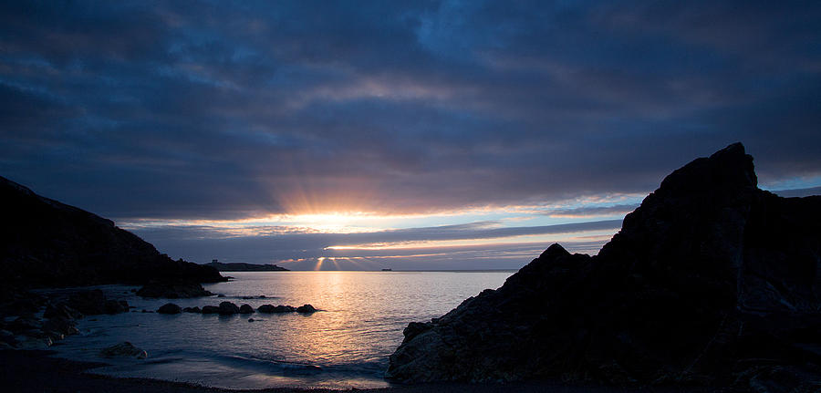 Sunrise at Whiterock Photograph by Celine Pollard