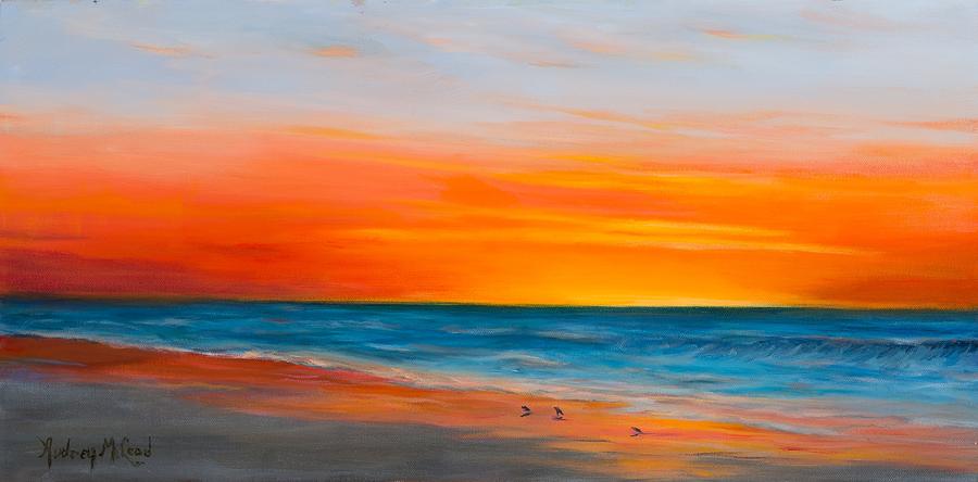 Sunrise Painting by Audrey McLeod