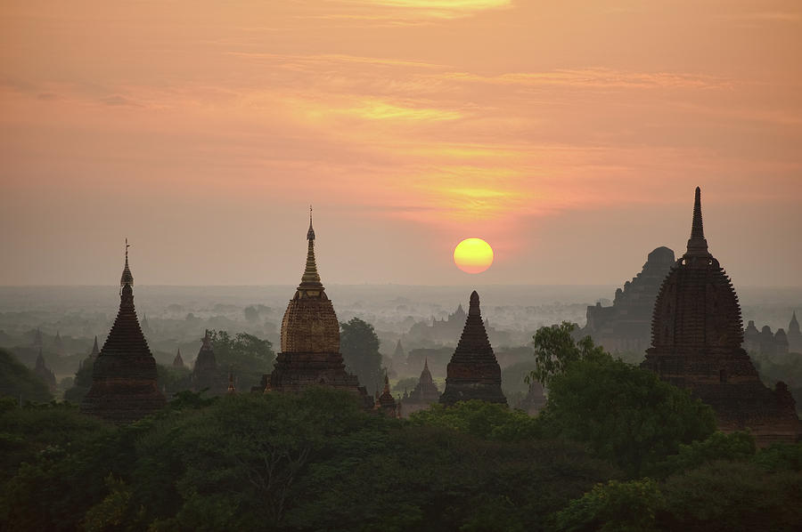 Jungle Photograph - Sunrise Bagan II by Wendy