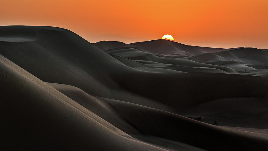 Sunrise Behind The Mountains Photograph by Babak Mehrafshar (bob)