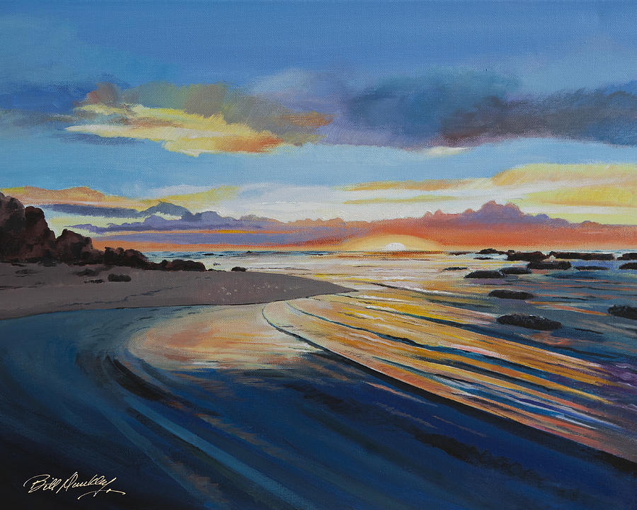 Sunrise Painting by Bill Dunkley