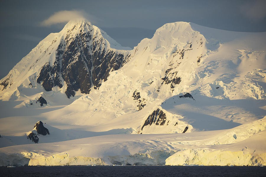 Sunrise Brabant Island Antarctic Photograph by Kevin Schafer
