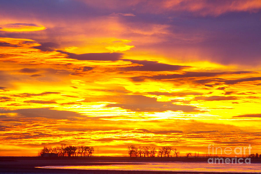 Sunrise Bright Union Reservoir Photograph by James BO Insogna