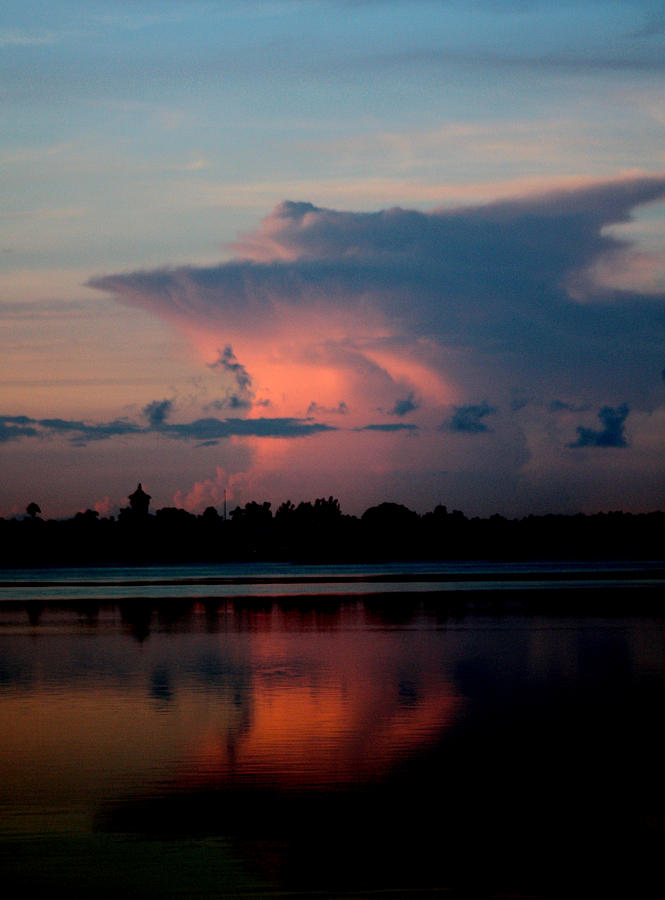 Sunrise Photograph - Sunrise Cloud Reflection by Diane Merkle