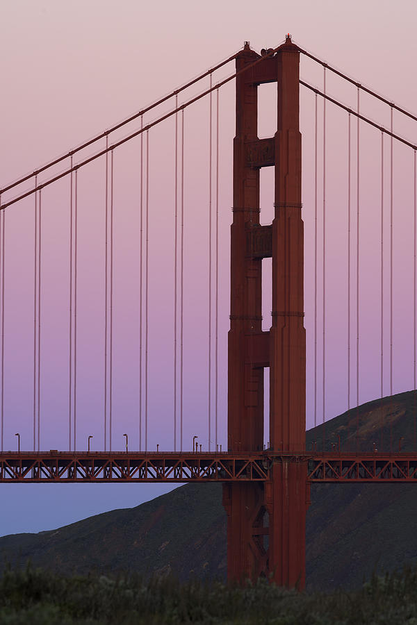 Sunrise Colors  - Golden Gate Bridge Photograph