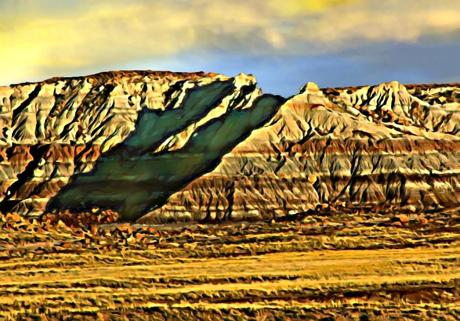 Death Valley National Park Digital Art - Sunrise Crystal Ridge Death Valley National Park by Bob and Nadine Johnston