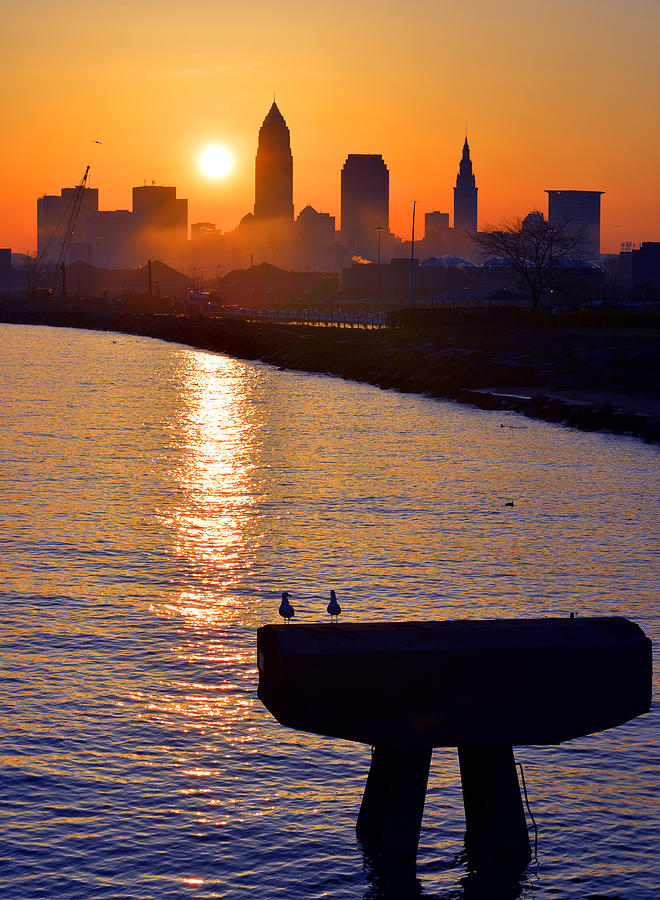 Sunrise from Edgewater Photograph by Clint Buhler