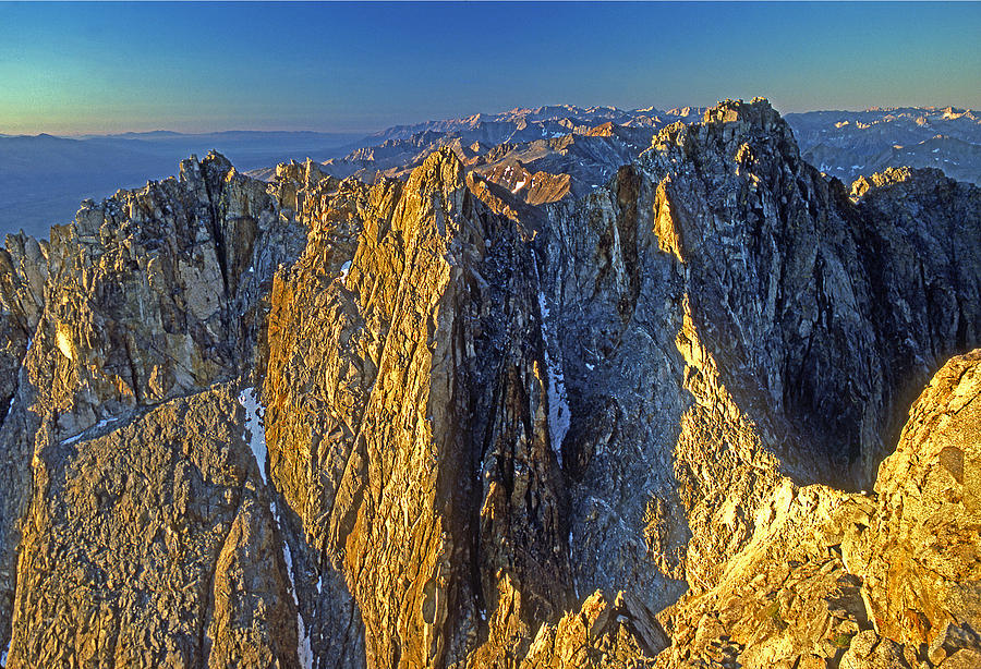 4MM6433-Sunrise on Split Mountain Photograph by Ed  Cooper Photography