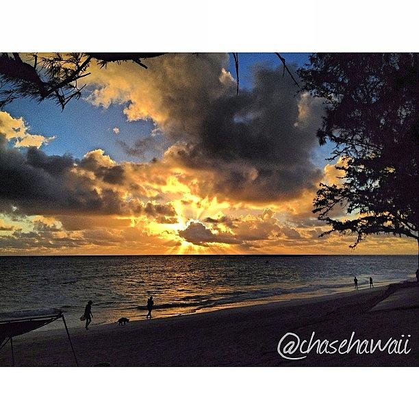 Summer Photograph - #sunrise #hawaii #oahu #kailua by Chase Yamada