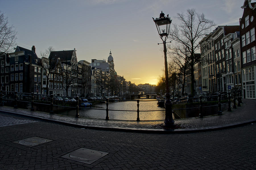 Sunrise in Amsterdam Photograph by Brian Kamprath