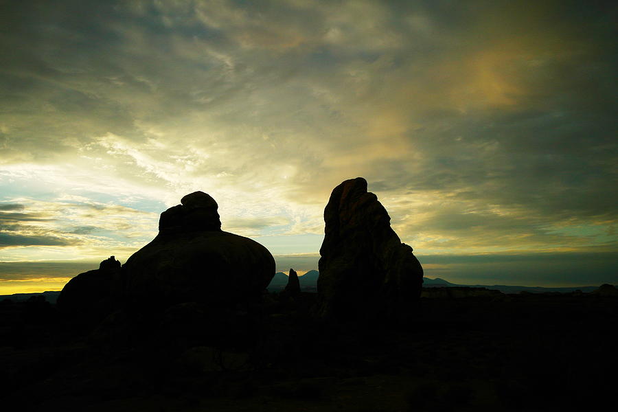 Arches National Park Photograph - Sunrise In Arches National Park by Jeff Swan