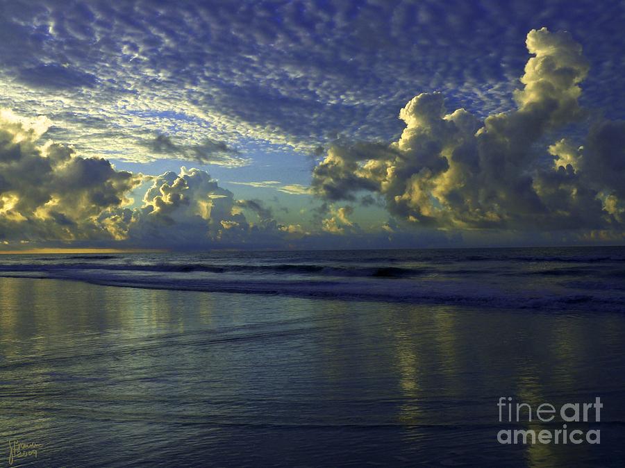 Sunrise in Blue Photograph by Jeff Breiman
