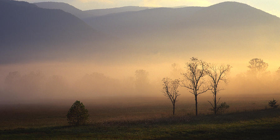 Sunrise in Cades Cove Photograph by Wendell Thompson