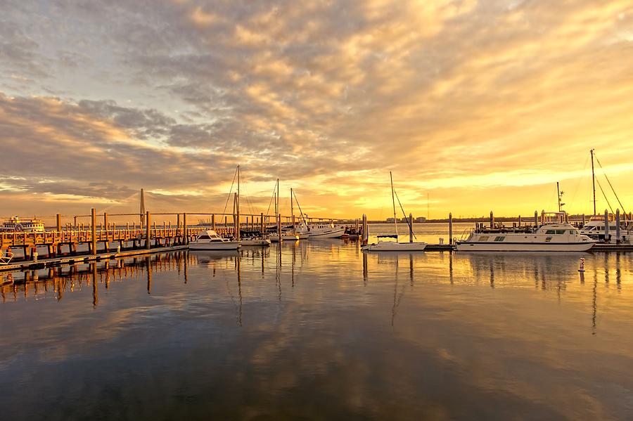 Sunrise in Charleston Photograph by Jenny Hudson