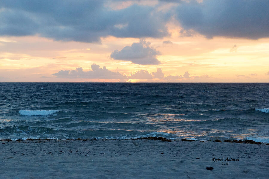 Sunrise in Deerfield Beach Photograph by Rafael Salazar