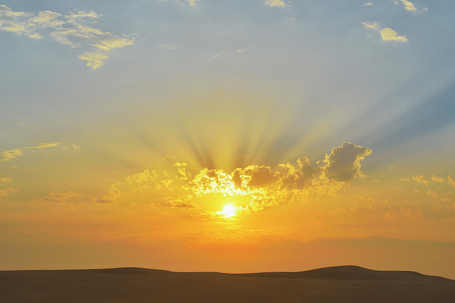 Sunrise In Desert Photograph by Raimund Linke