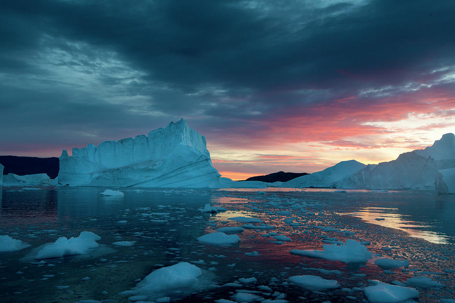 Sunrise In Greenland Photograph by Michael Leggero