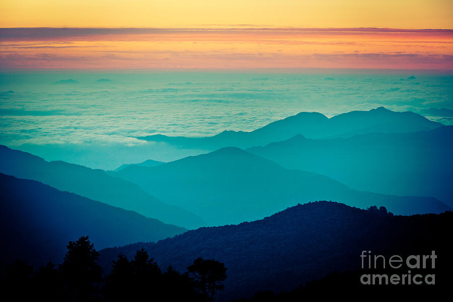 Nature Photograph - Sunrise in Himalayas Annapurna yatra by Raimond Klavins