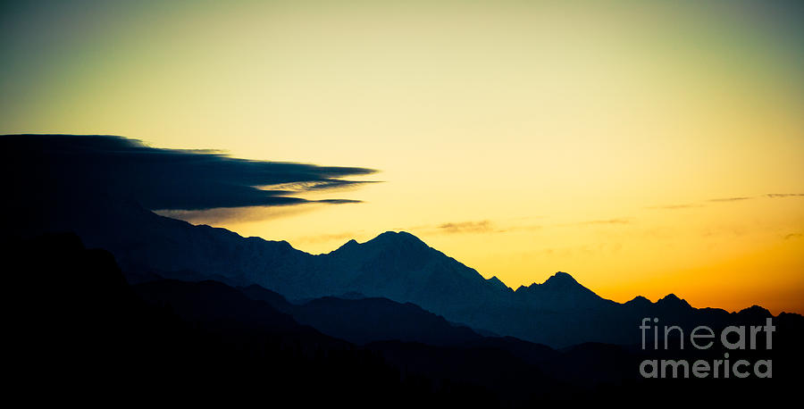 Sunrise in Himalayas Nepal Photograph by Raimond Klavins