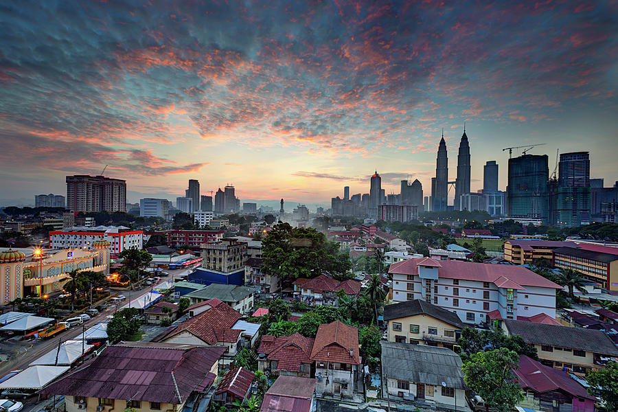Sunrise In Kuala Lumpur Photograph by Tuah Roslan
