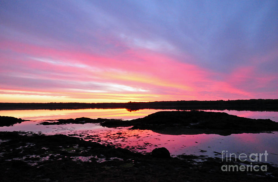 Sunrise in Maine Photograph by Glenn Gordon