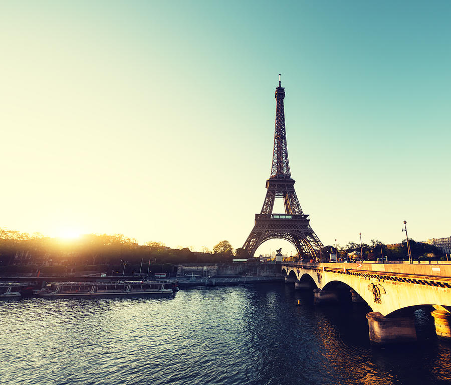 Sunrise In Paris Photograph by Borchee