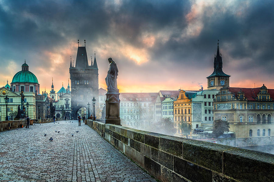 Sunrise In Prague Photograph by Adrian Popan Fine Art America