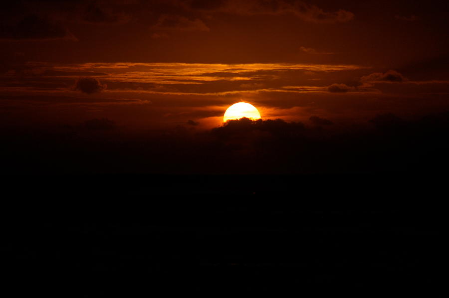 Sunrise in the Clouds - mua ka malamalama, first light  Photograph by Lehua Pekelo-Stearns