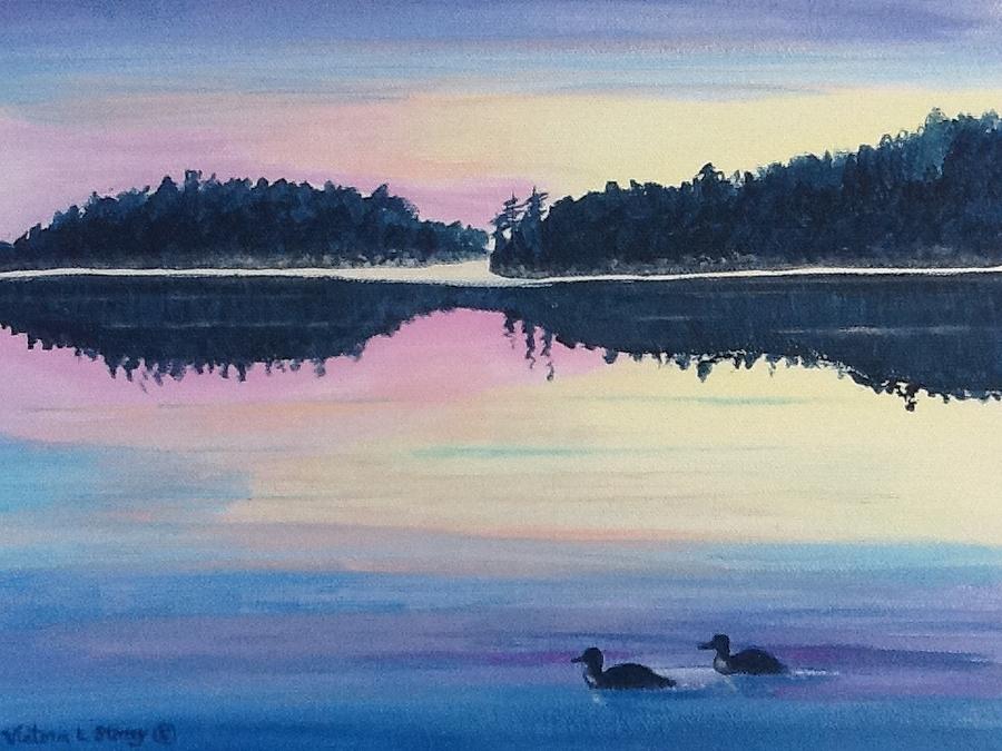 Sunrise in the islands Painting by Victoria Storey - Fine Art America