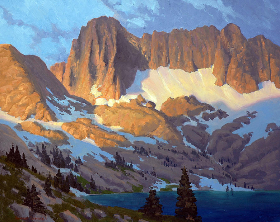 Sunrise in the Sierras Painting by Armand Cabrera