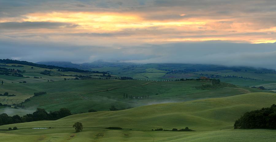 Sunrise In Tuscany Photograph by © Jan Zwilling