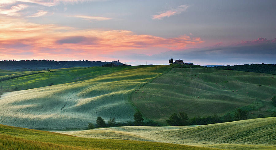 Sunrise In Tuscany Photograph by Sanjeev Agrawal