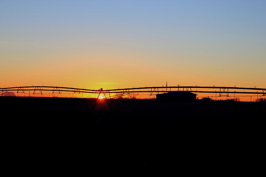 Sunrise Irrigation Photograph by Trent Mallett