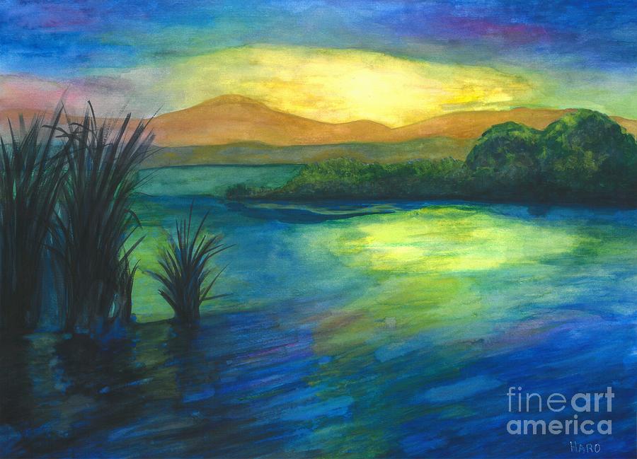 Landscape Painting - Sunrise by Julio Haro