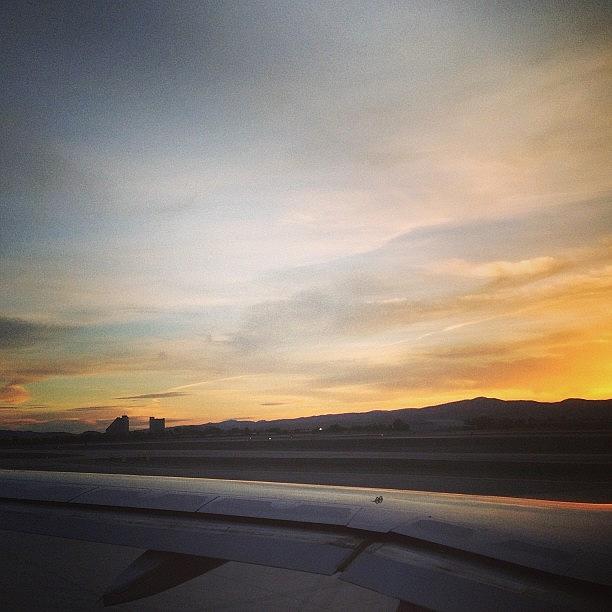 Sunrise Photograph - #sunrise Just Before Wheels Up.. Back by Kyle Goudy