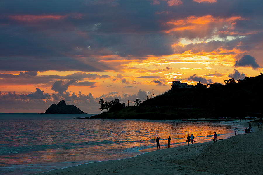 Sunrise Kailua Beach Kailua Oahu Photograph By Douglas Peebles