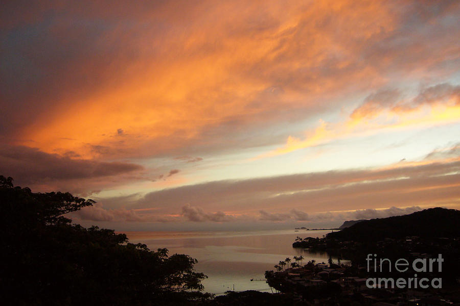 Sunrise Kaneohe Bay Photograph by Mukta Gupta