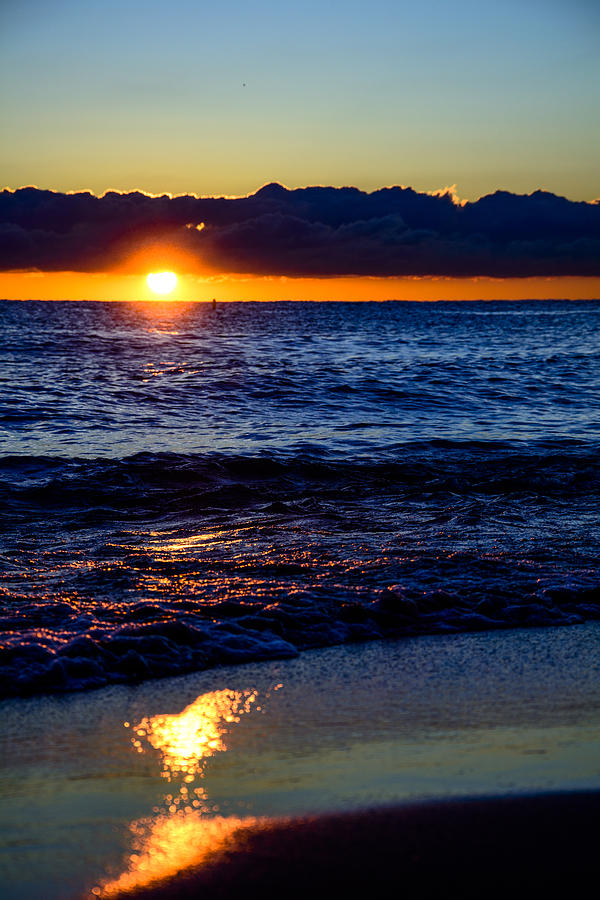 Sunrise Lake Michigan September 14th 2013 021 Photograph by Michael