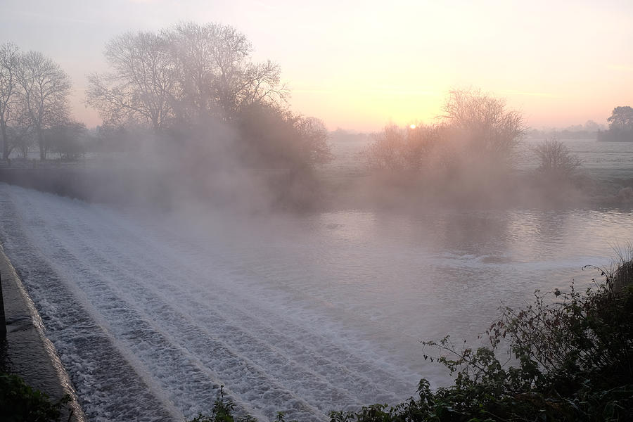 Fog Photograph - Sunrise by Mark Severn Fog Photograph - Sunrise by Mark Severn