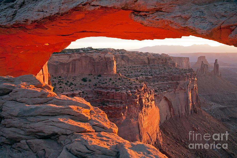 Sunrise Mesa Arch Canyonlands National Park Photograph by Fred Stearns