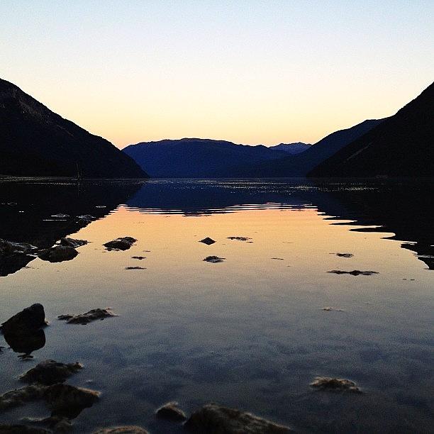 Mountain Photograph - #sunrise #newzealand#lake by Rob Fairman