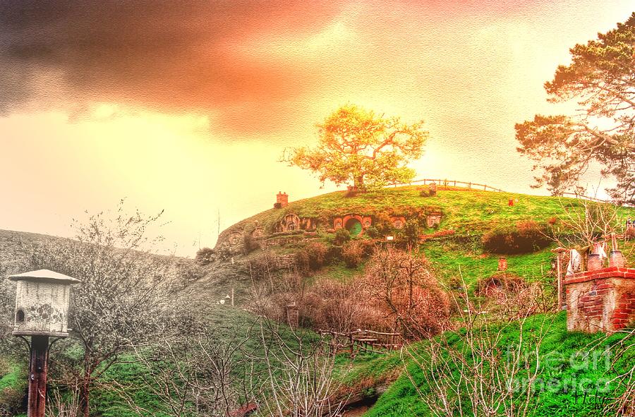 Sunrise of Hobbiton Photograph by HELGE Art Gallery