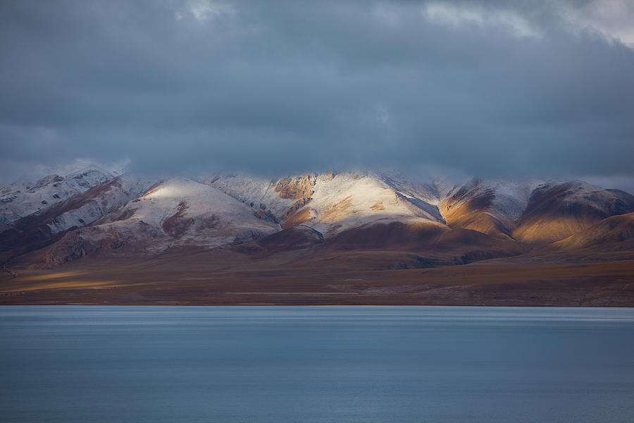 Sunrise Of Tibet Blue Lake Photograph by Wulingyun