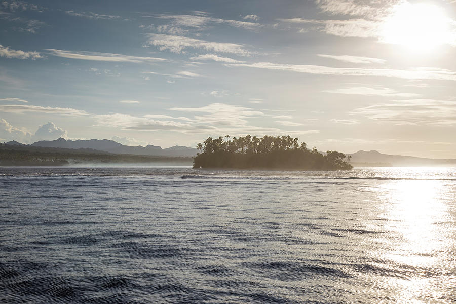 Nature Photograph - Sunrise Off The Shoreline Of Samoa by Jess McGlothlin Media