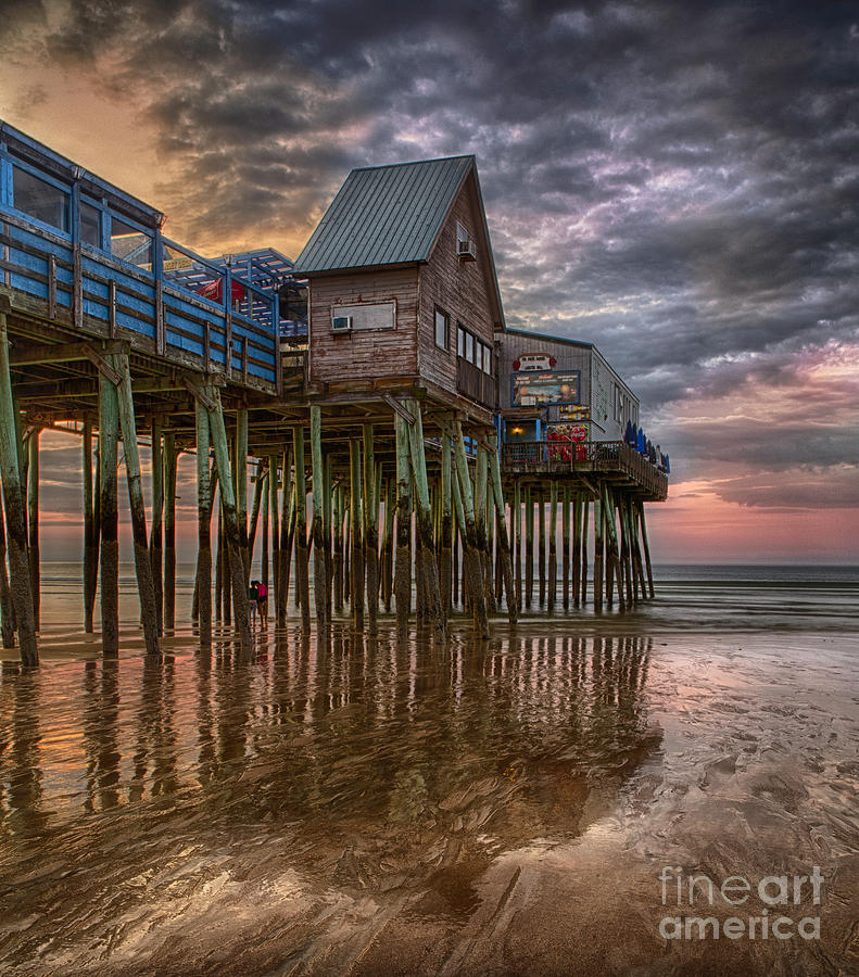 Sunrise Old Orchard Beach Photograph by Jerry Fornarotto