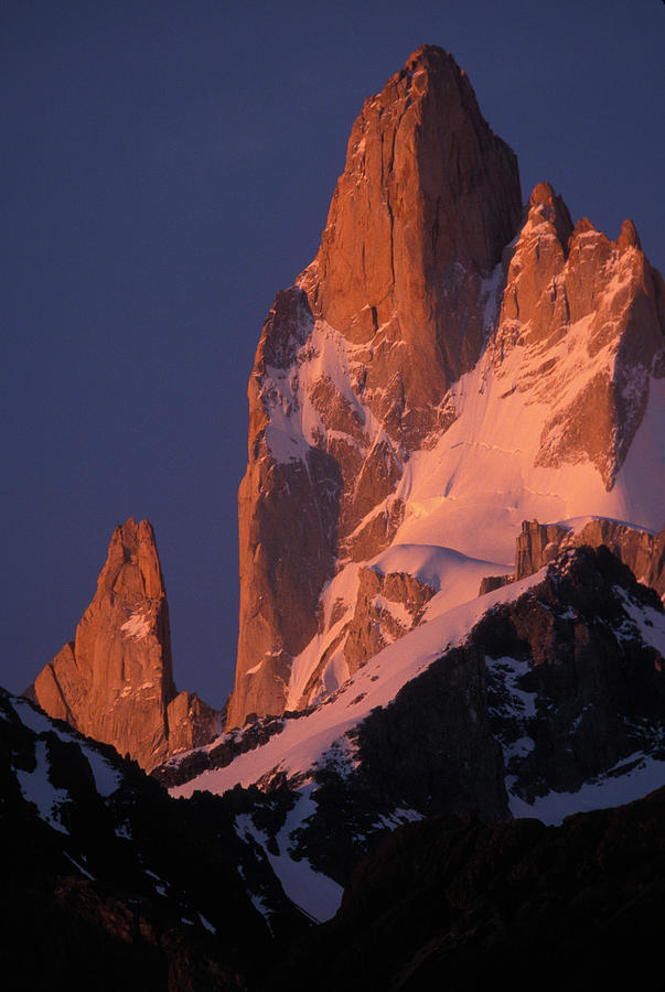 Sunrise On Fitzroy In Patagonia Photograph by Peter McBride Sunrise On Fitzroy In Patagonia Photograph by Peter McBride