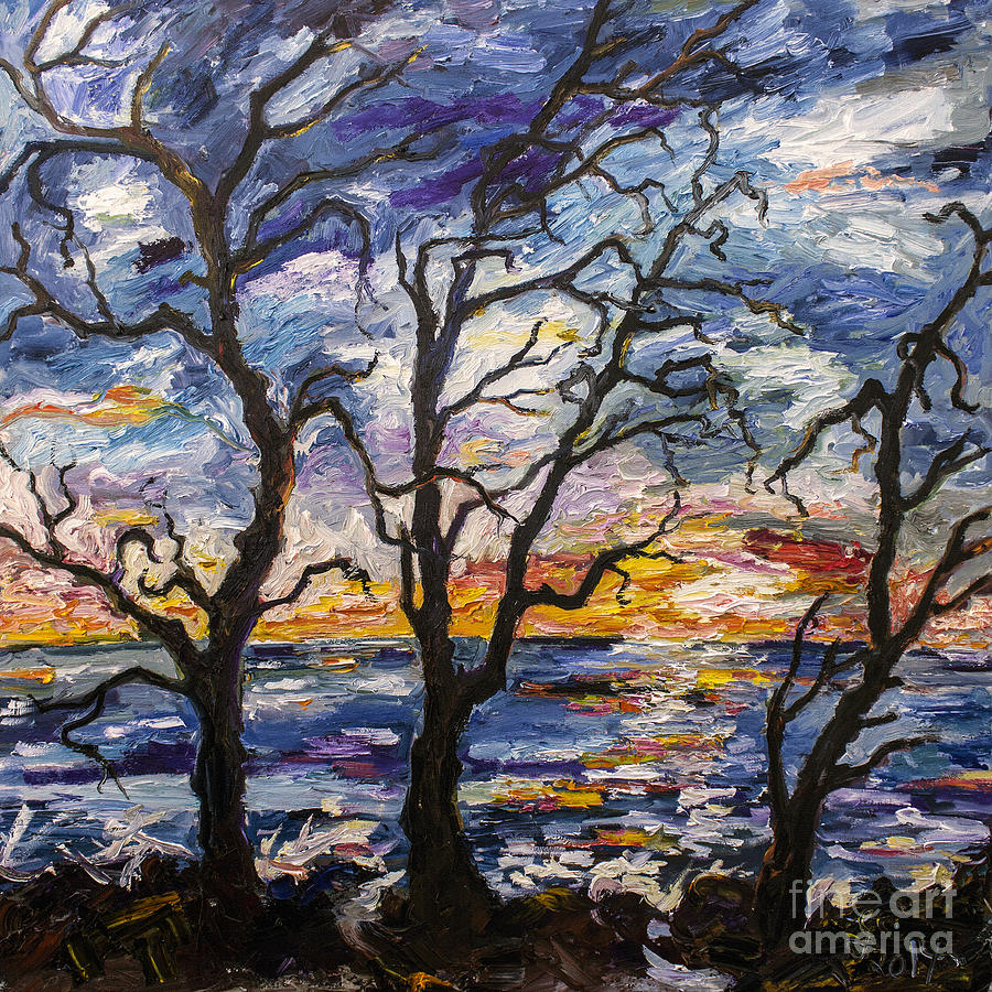 Georgia Painting - Sunrise On Jekyll Island Georgia by Ginette Callaway Georgia Painting - Sunrise On Jekyll Island Georgia by Ginette Callaway